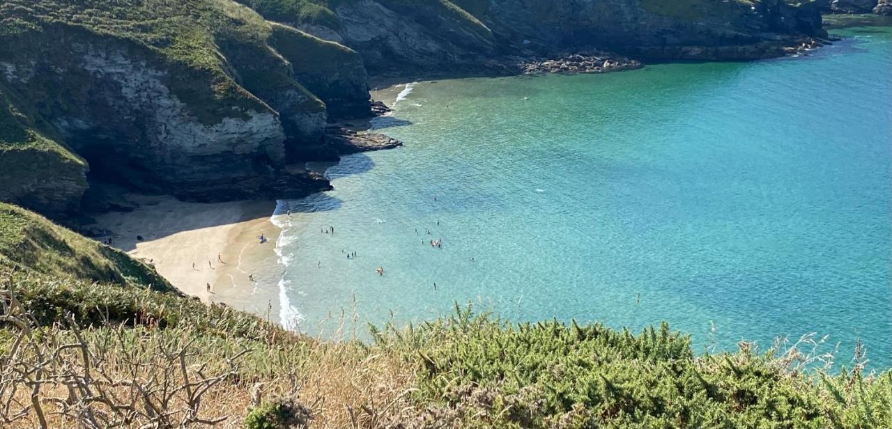 Polrunny Farm Seaberry Cottage With A Sea View And Log Burner Boscastle Zewnętrze zdjęcie