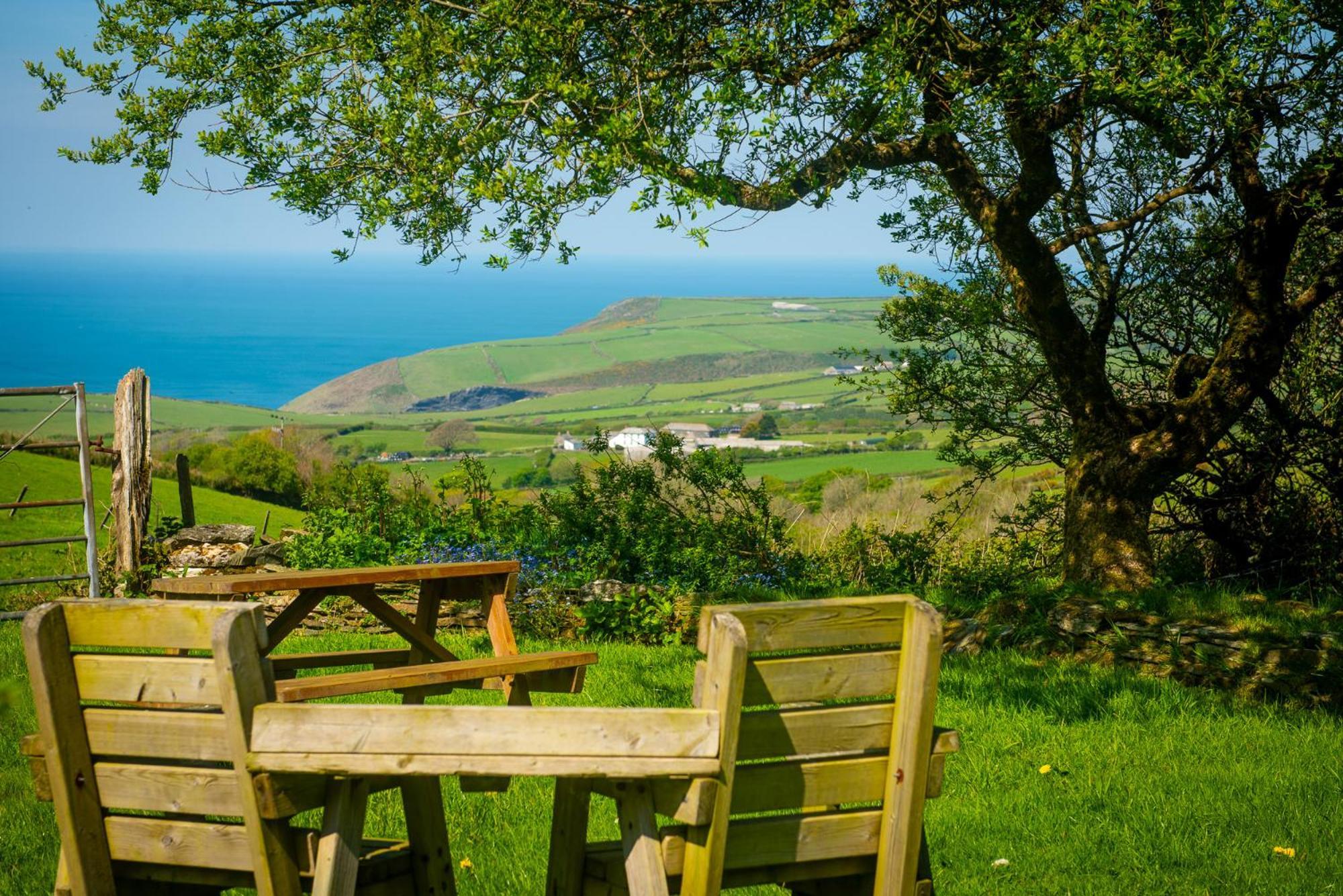Polrunny Farm Seaberry Cottage With A Sea View And Log Burner Boscastle Zewnętrze zdjęcie